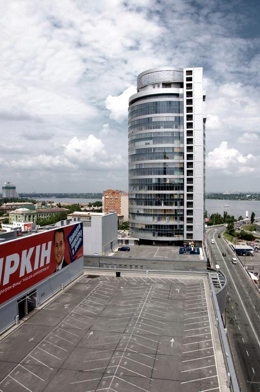 Skytech Most City Hotel 19 Floor Panoramic View Dnipro Exterior foto